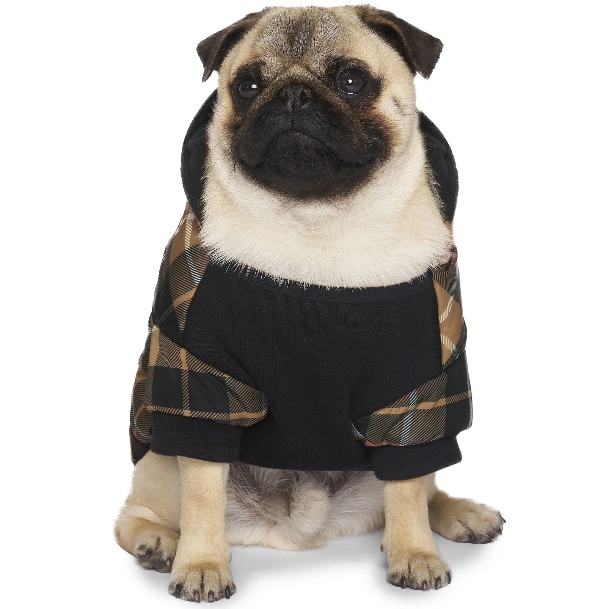 Canada Pooch Prism Puffer - Brown Plaid