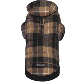 Canada Pooch Prism Puffer - Brown Plaid