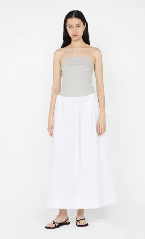 CARO MAXI DRESS - STONE/IVORY