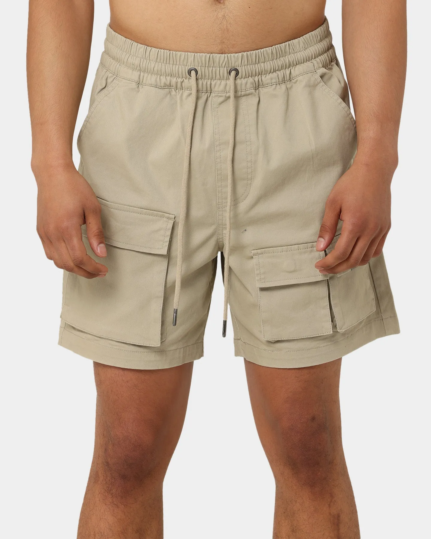 Carré Construct Cargo Shorts Stone