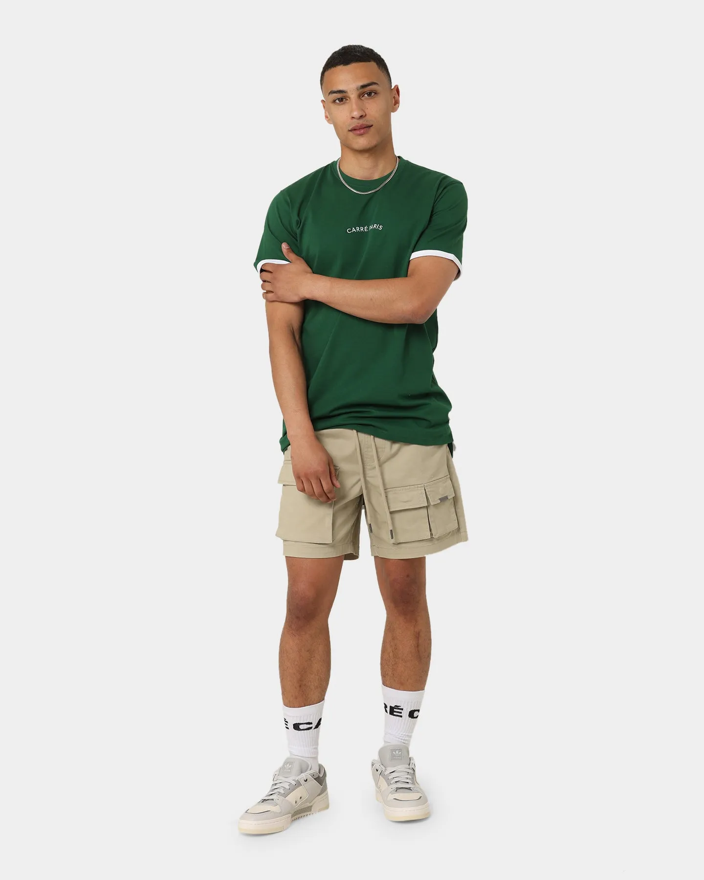 Carré Construct Cargo Shorts Stone