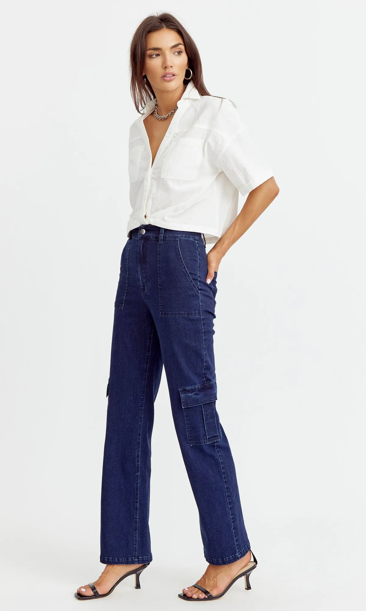 Catalina High Rise Wide Leg Pant