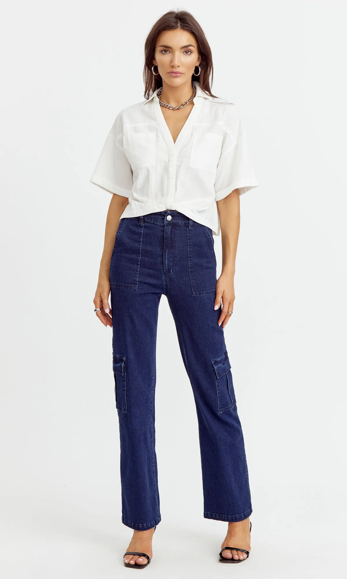 Catalina High Rise Wide Leg Pant