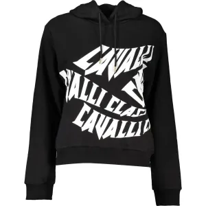 Cavalli Class Black Cotton Women Sweater