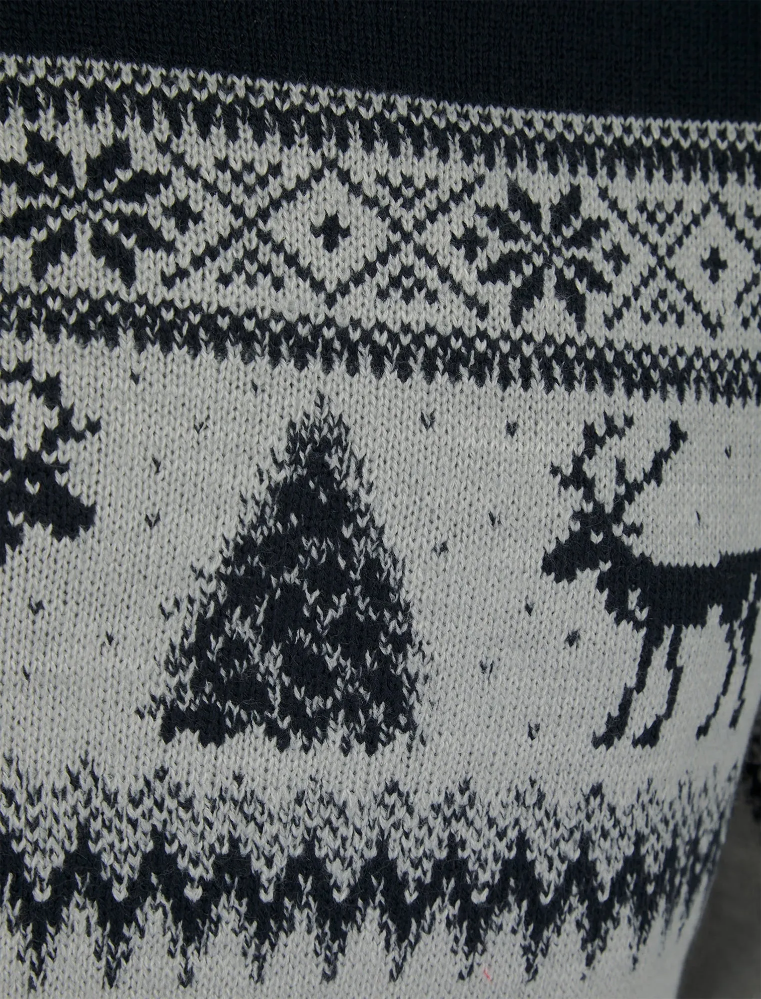 Christmas Weststag Nordic Fairisle Mens Christmas Jumper - Blue