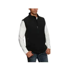 Cinch Men's Bonded Logo and Concealed Carry Pocket Black Vest