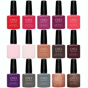 CND - Shellac 15 Exclusive Shades Collection (0.25 oz)