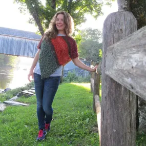 Covered Bridge Poncho Pattern