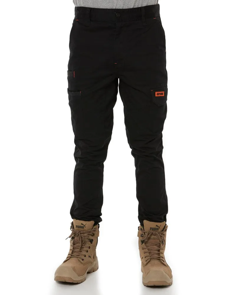 Crossover Slim Fit Jogger Work Pant - Black