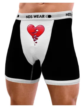 Crumbling Broken Heart Mens Boxer Brief Underwear by NDS Wear