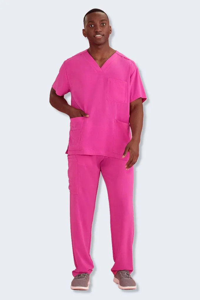 CSP102UL Biz Care Unisex Pink Ribbon Scrub Pants