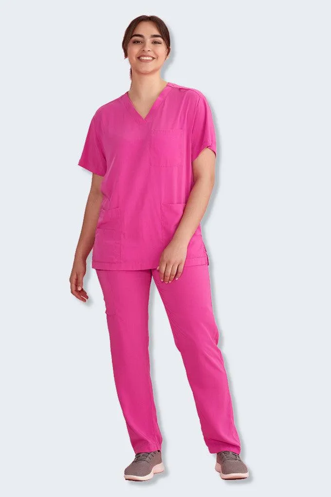 CSP102UL Biz Care Unisex Pink Ribbon Scrub Pants