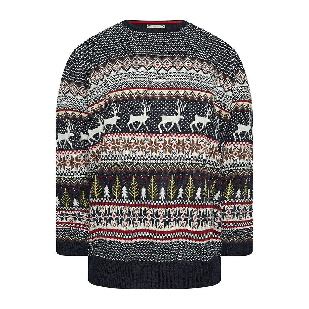 D555 Christmas Jumper - Vixen Navy