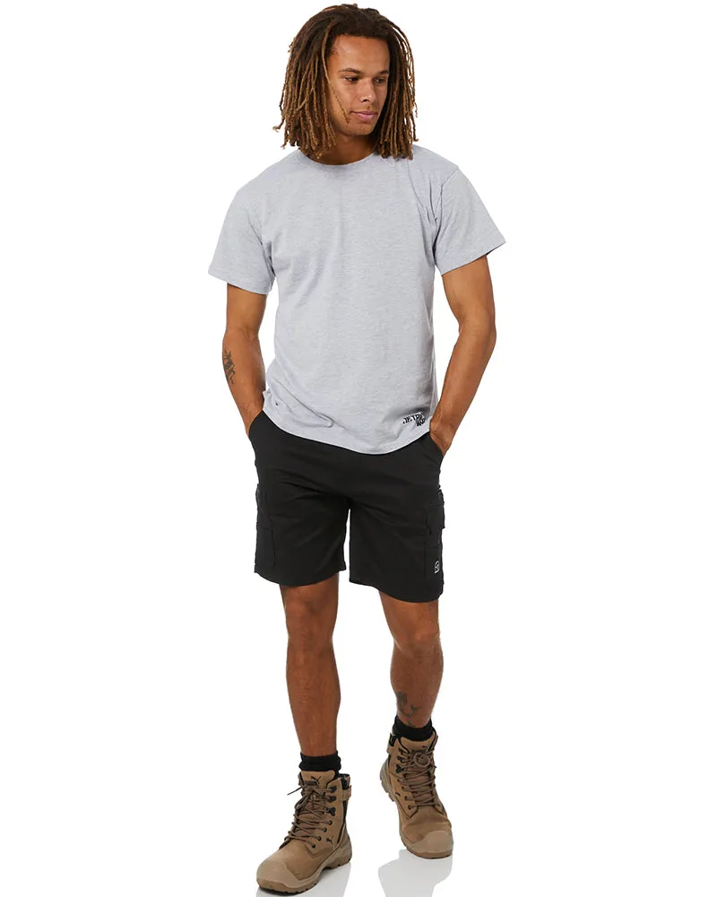 Demolition Stretch Cargo Short - Black