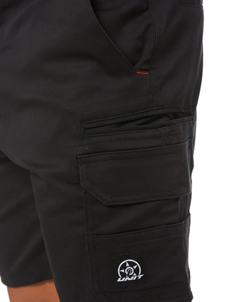 Demolition Stretch Cargo Short - Black