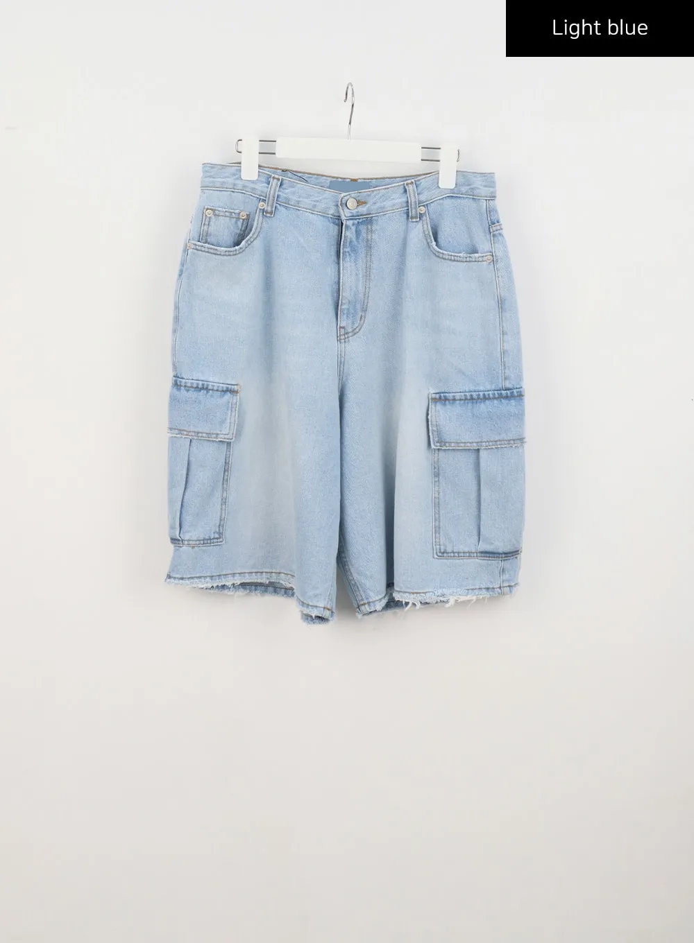 Denim Bermuda Pants Unisex CU315