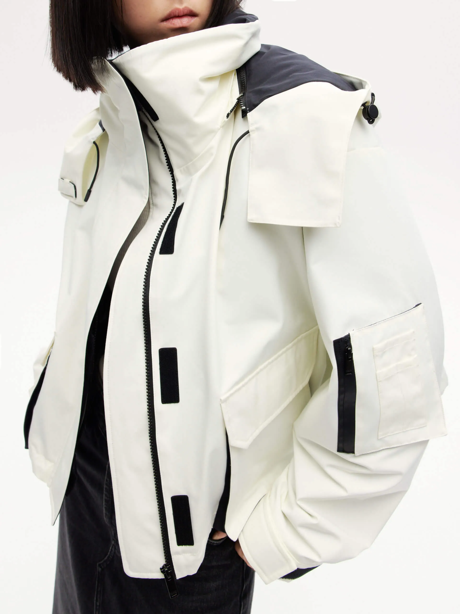 Detachable Hooded Down Jacket