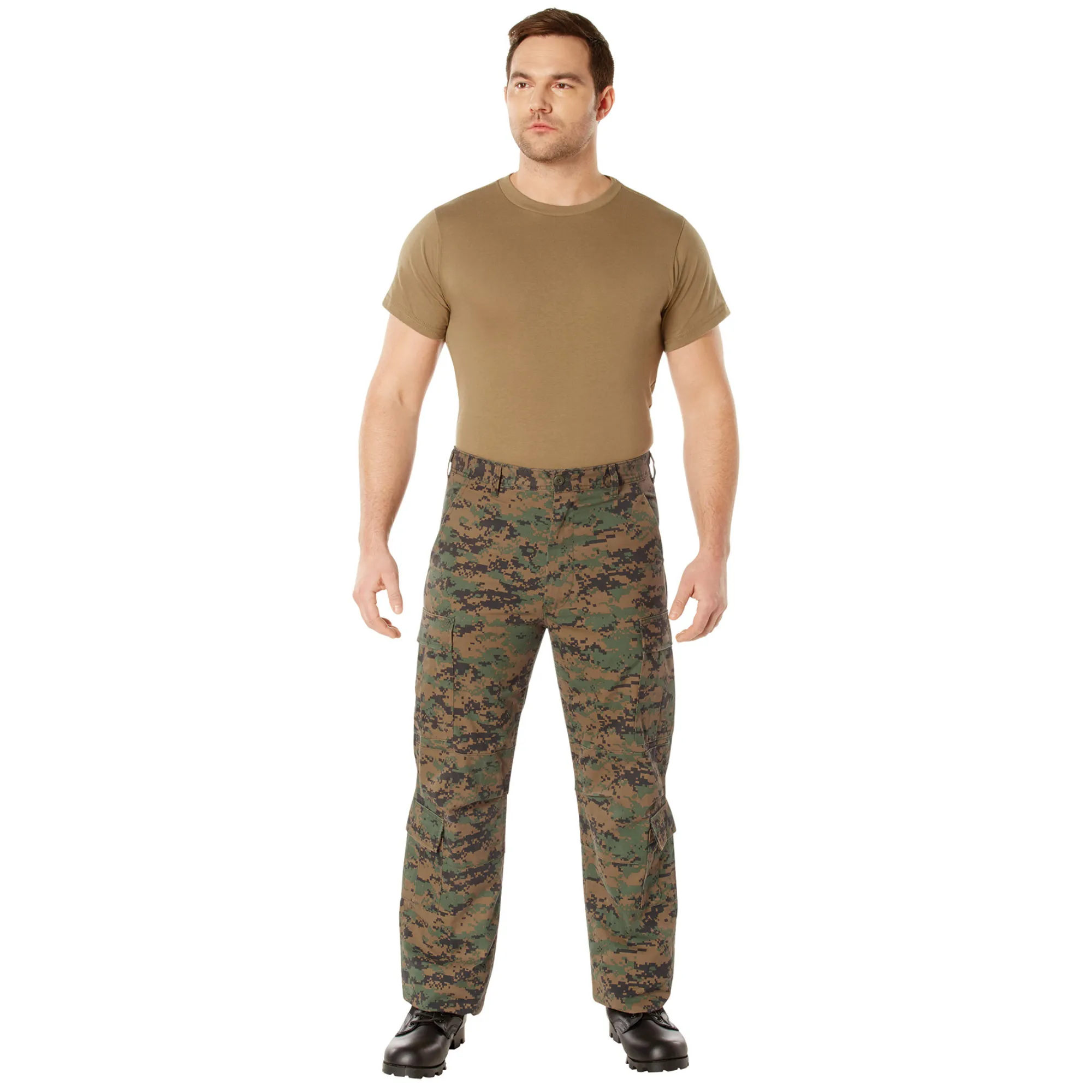 Digital Woodland Camouflage - Military Vintage Paratrooper Fatigues