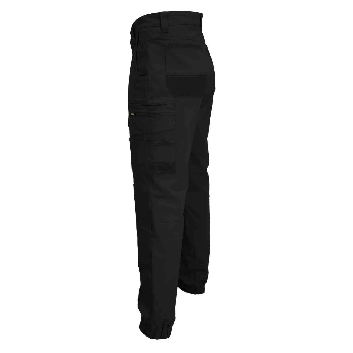 DNC SlimFlex Tradie Cargo Pants Elastic Cuffs (3376)