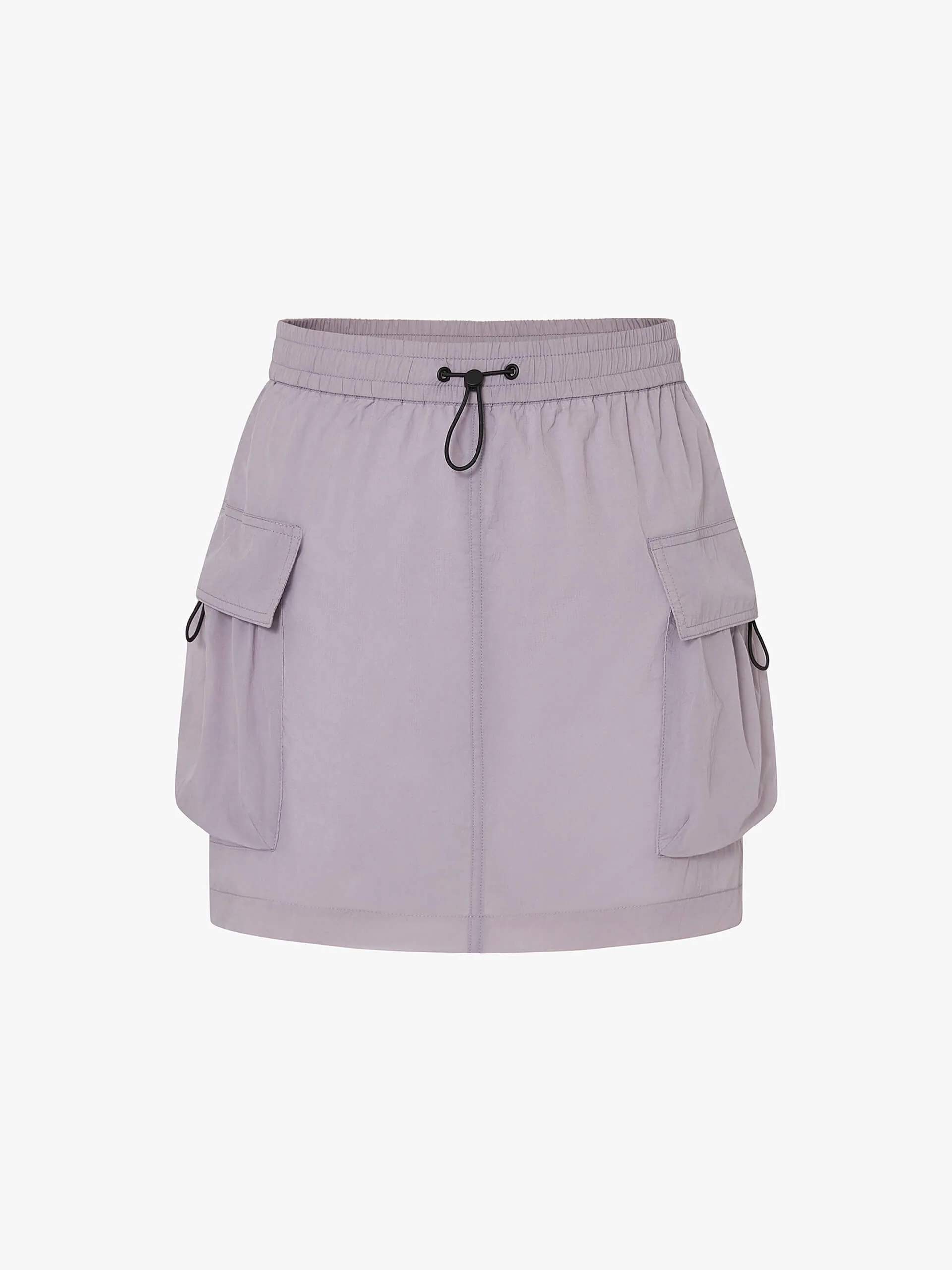 Drawstring Detail Pocket Skirt