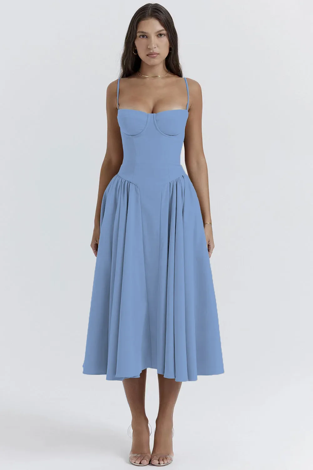 Elegant Low-cut Slim Backless Sling Dress