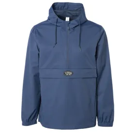 Elipse logo - Water Resistant Windbreaker Anorak Jacket - Steel Blue