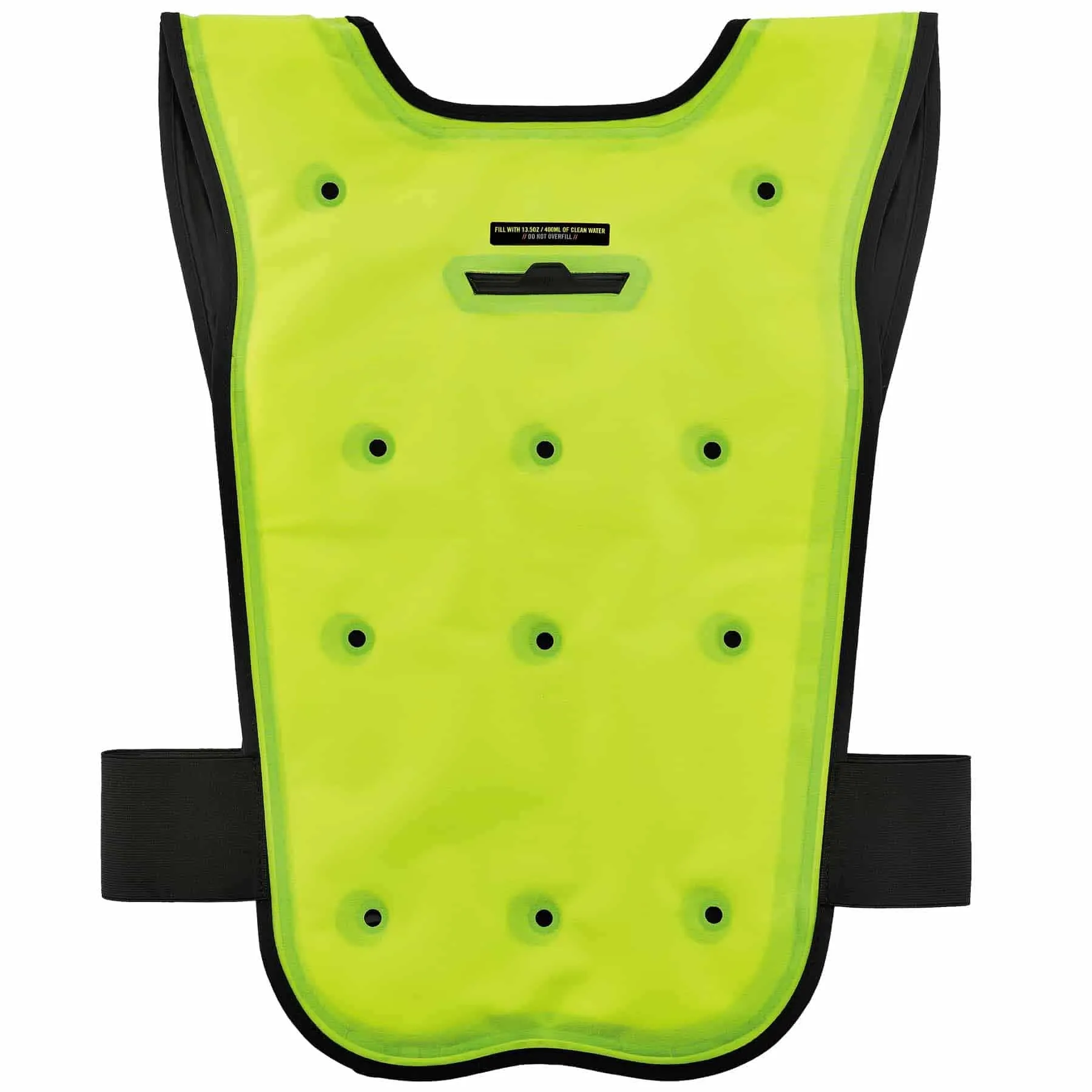 Ergodyne 12685 6687 L/XL Lime Economy Dry Evaporative Cooling Vest - Elastic