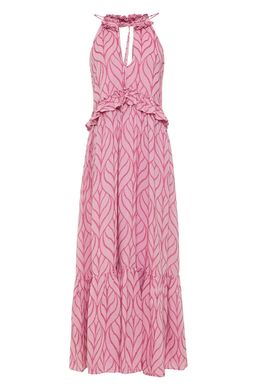 Erikousa Maxi Dress in Fuchsia