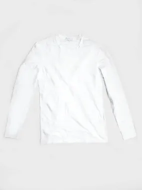 Ermenegildo Zegna Long Sleeve T-Shirt White XS FINAL SALE