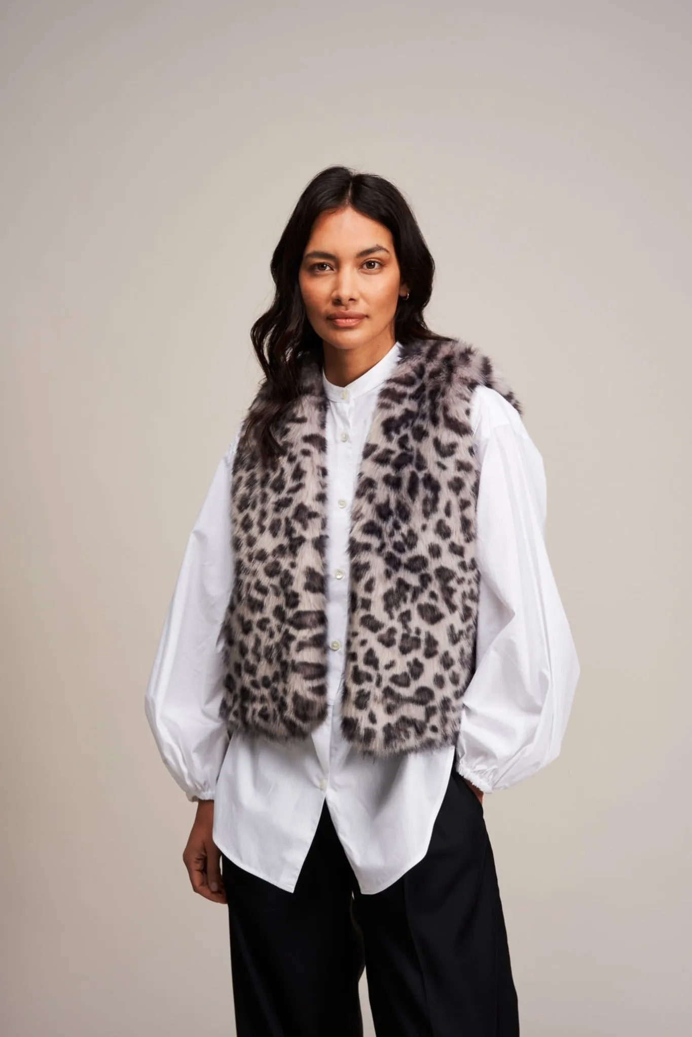 Faux Fur Waistcoat