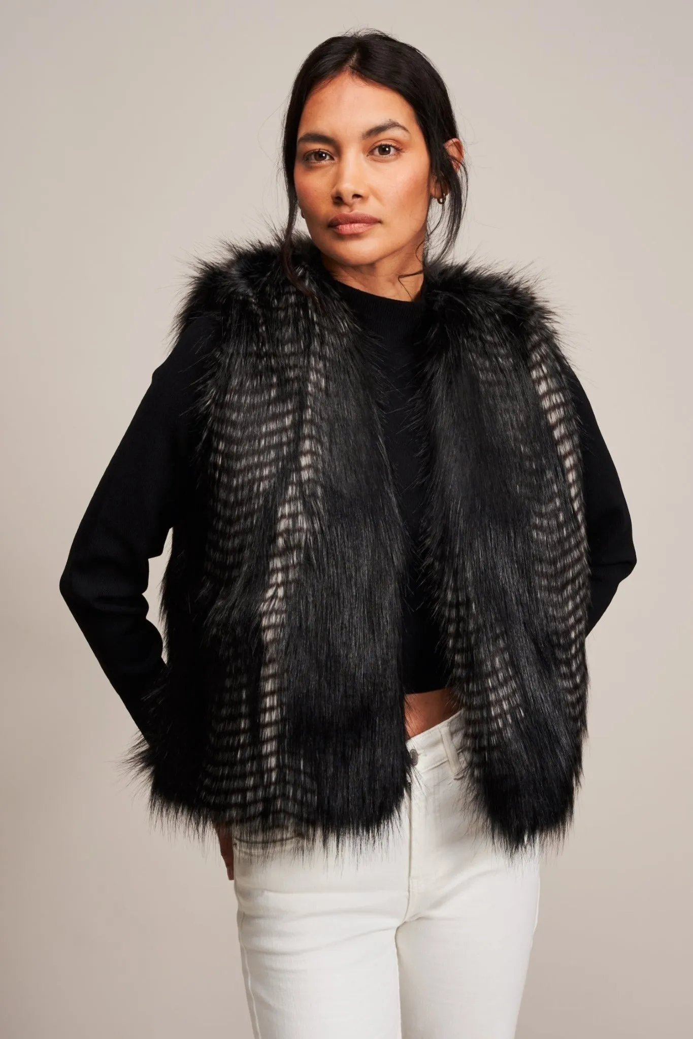 Faux Fur Waistcoat