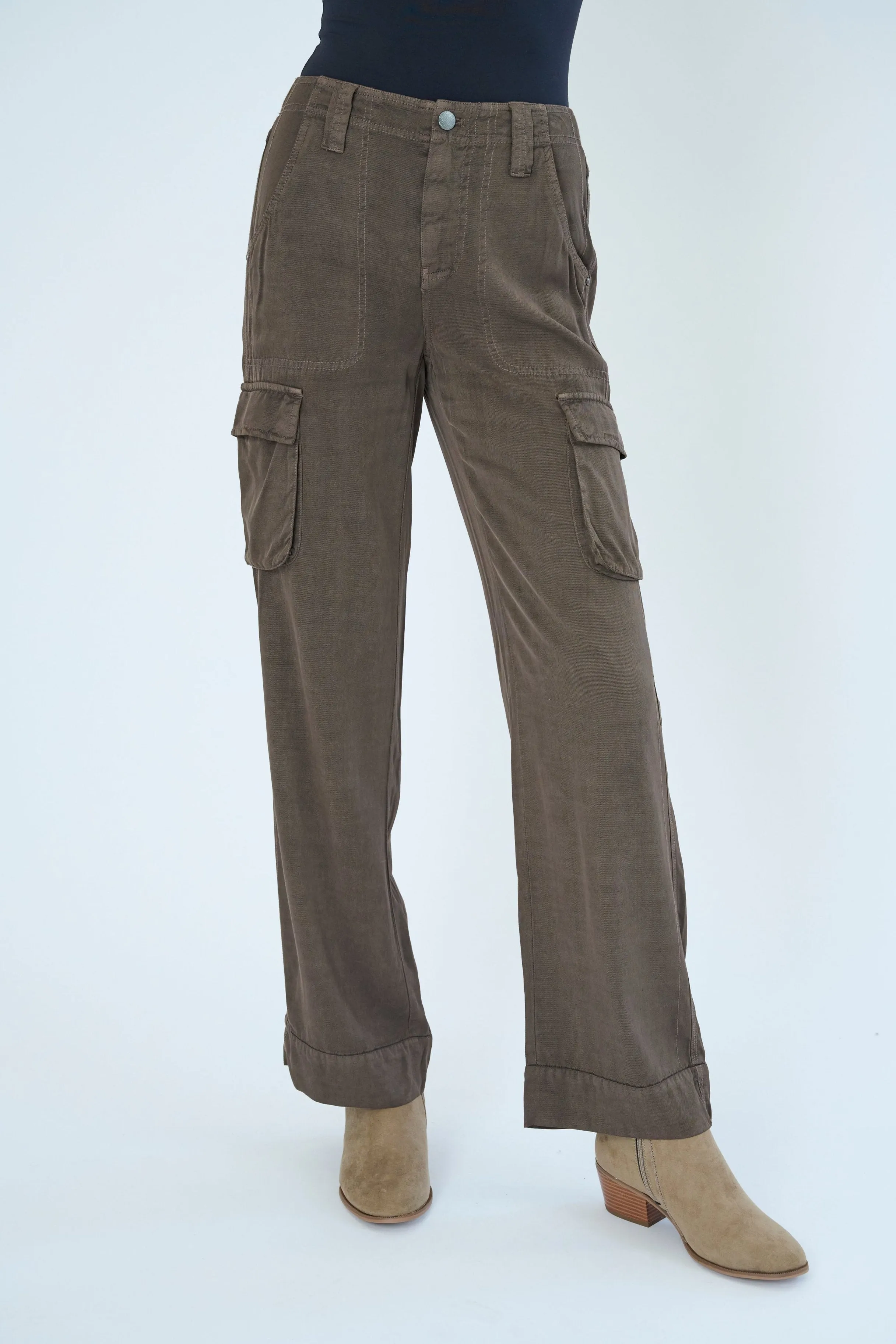 Gavyn Satin Twill Cargo Pant