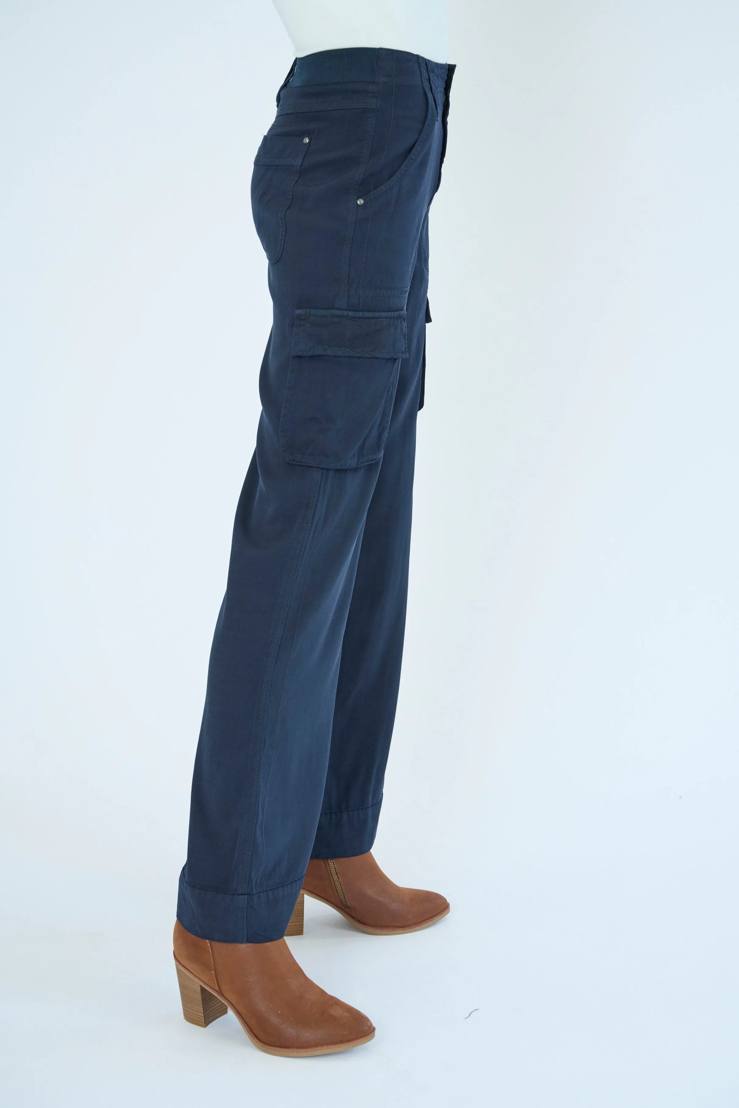 Gavyn Satin Twill Cargo Pant