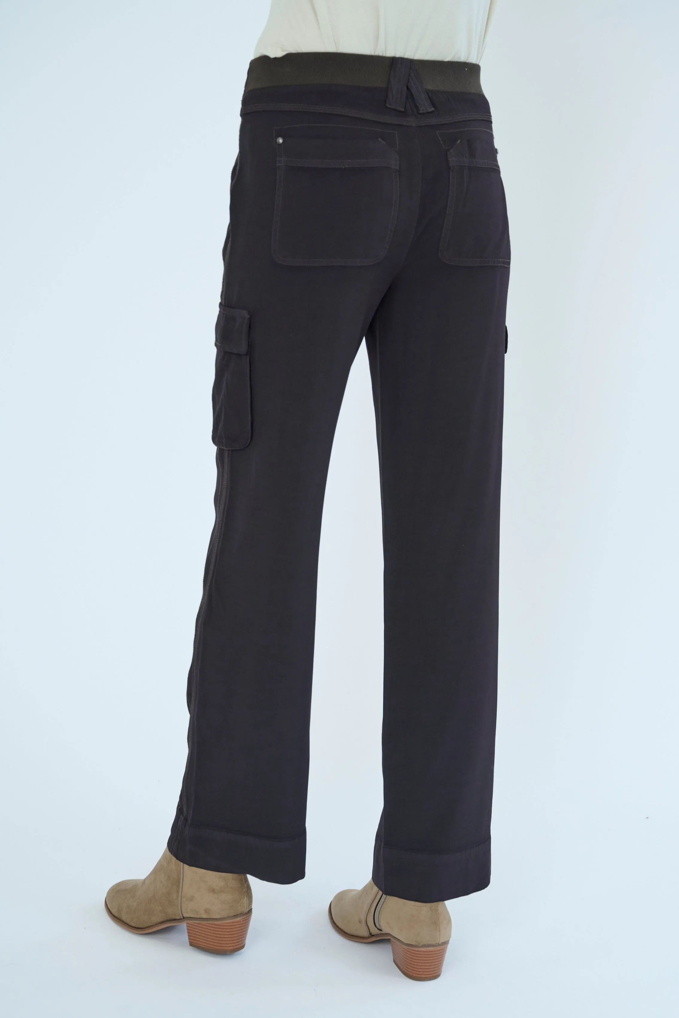 Gavyn Satin Twill Cargo Pant