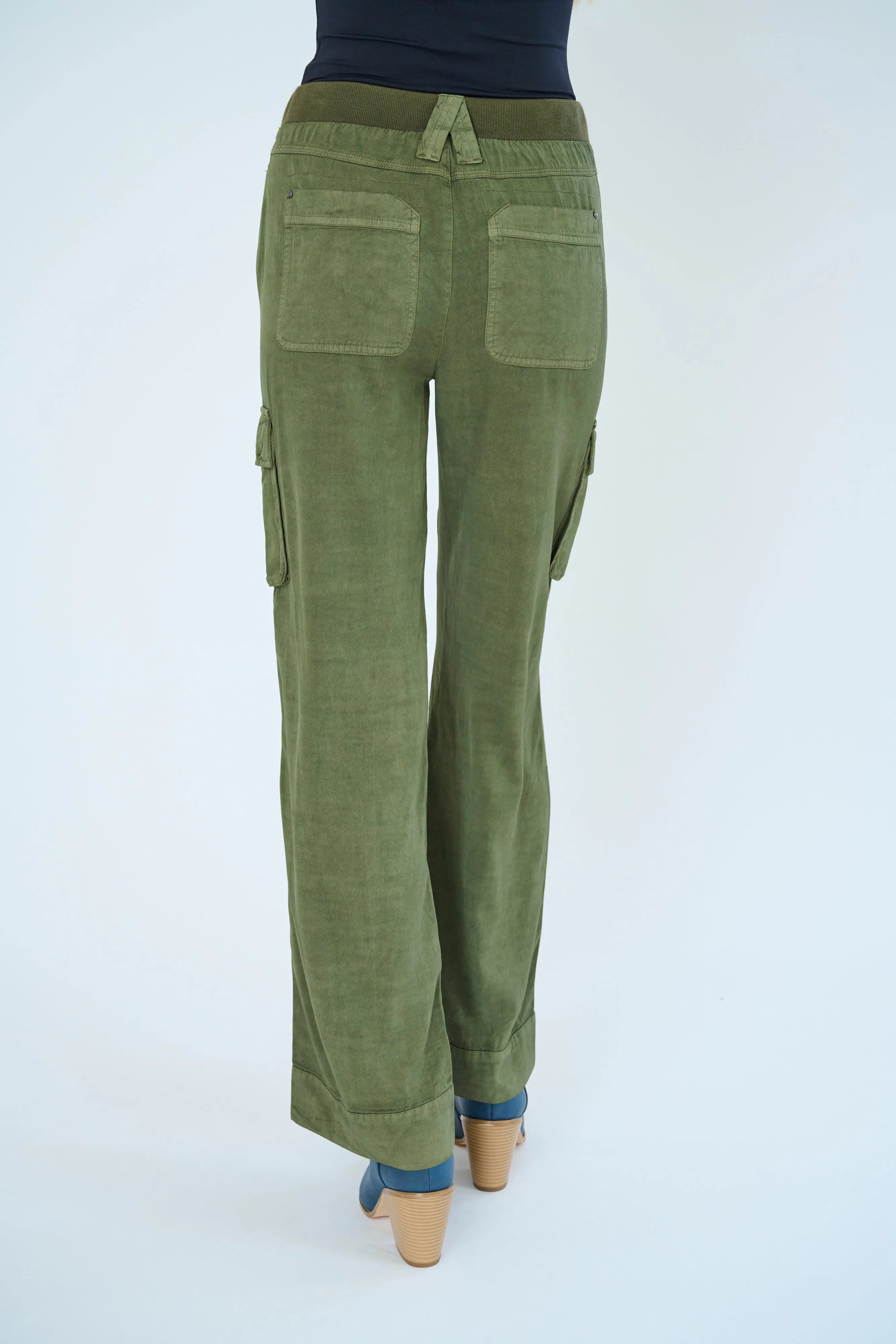 Gavyn Satin Twill Cargo Pant