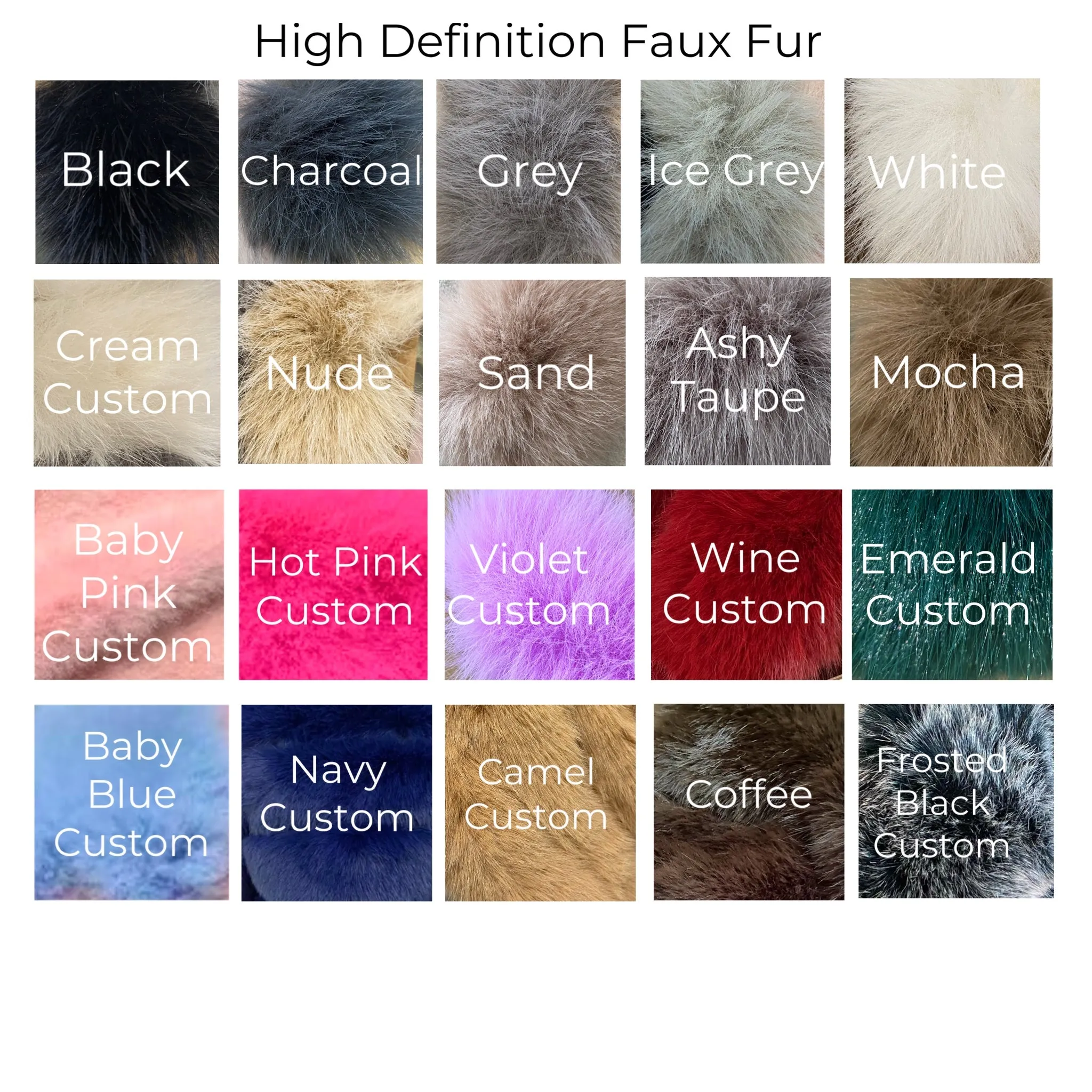 Geneva Faux Fur Straight Front Jacket