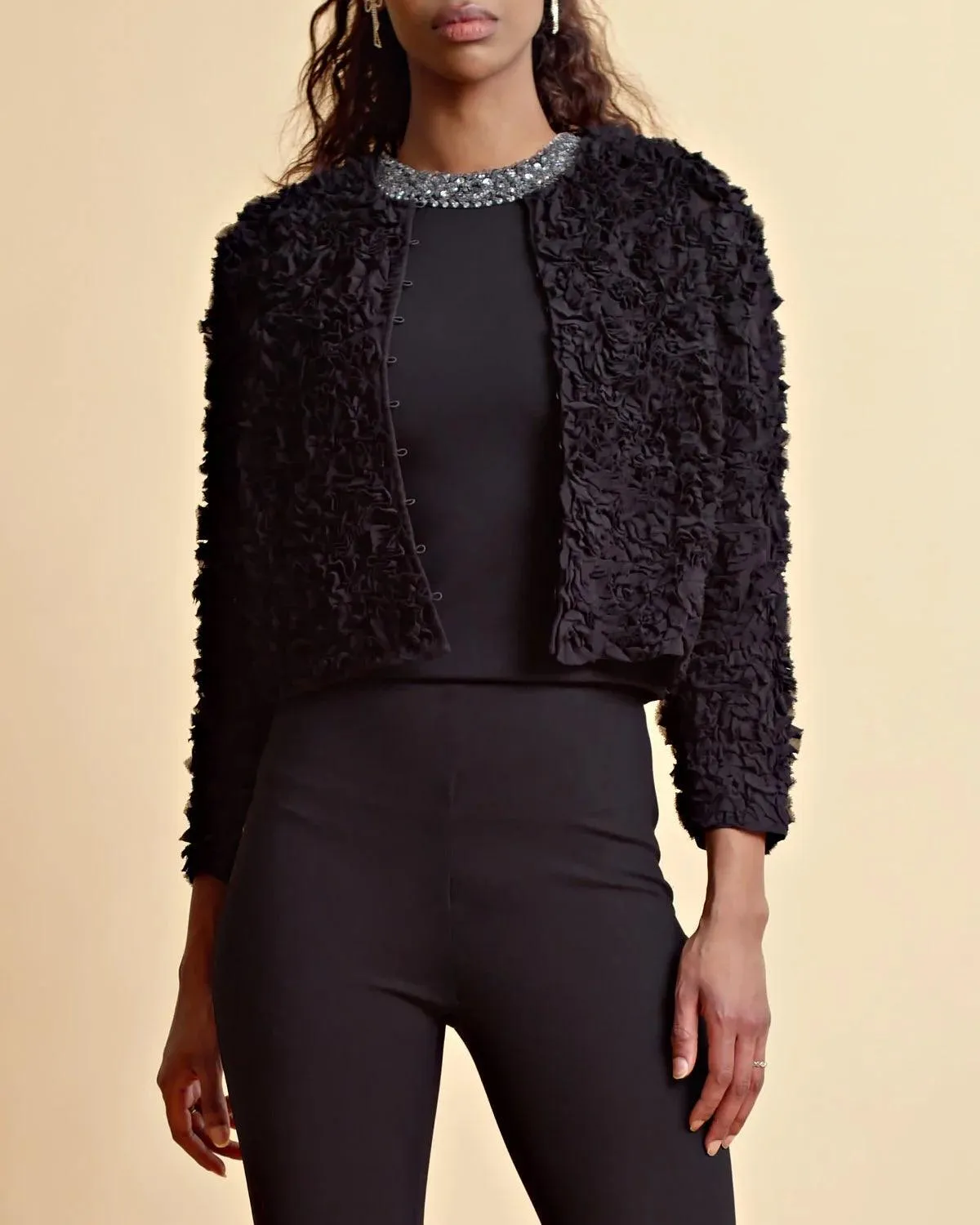 Georgette Jacket Black