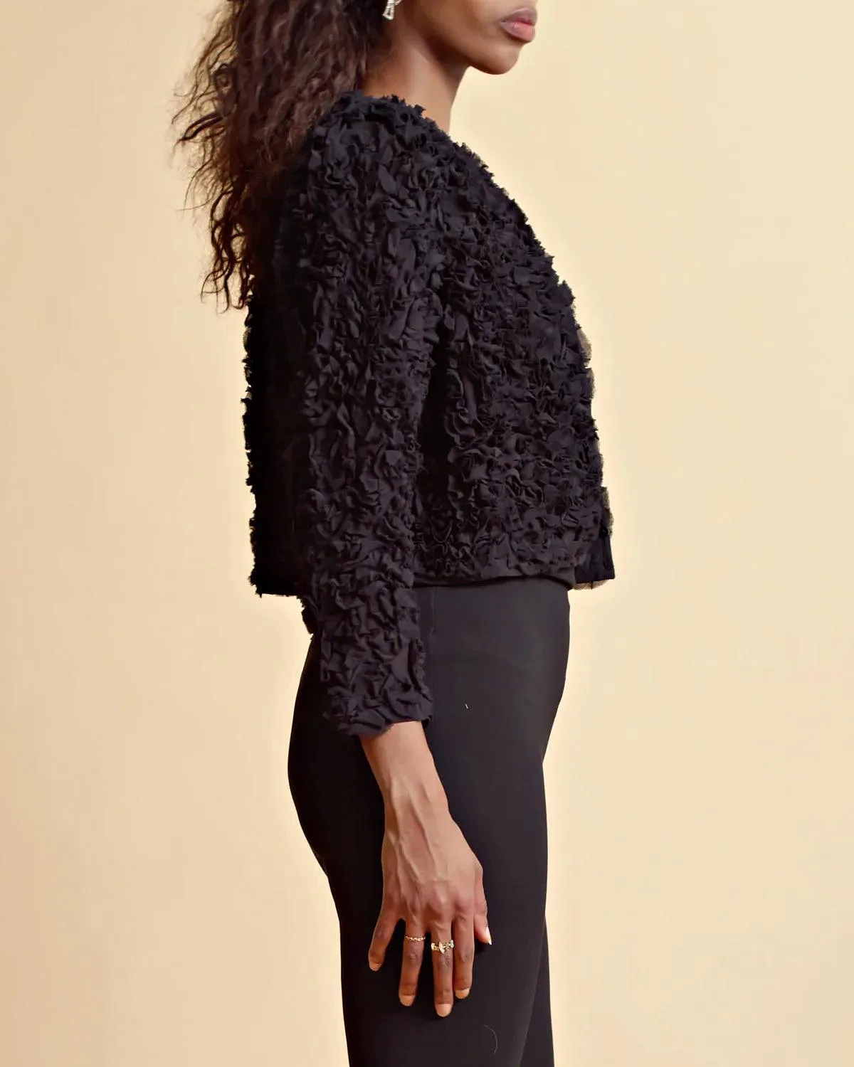 Georgette Jacket Black