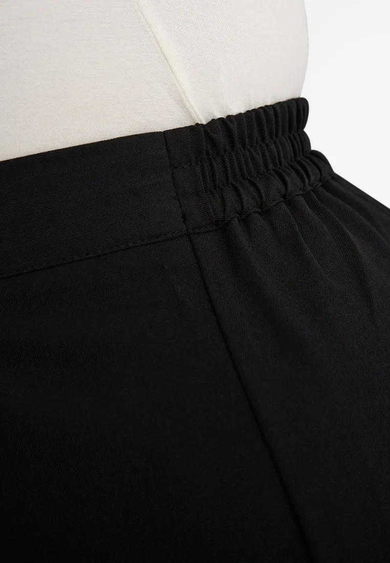 Ginny Front Pleated Flared Skirt