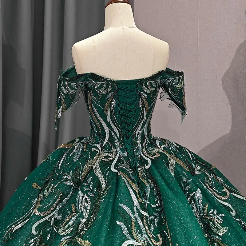 Green Quinceañera Dress