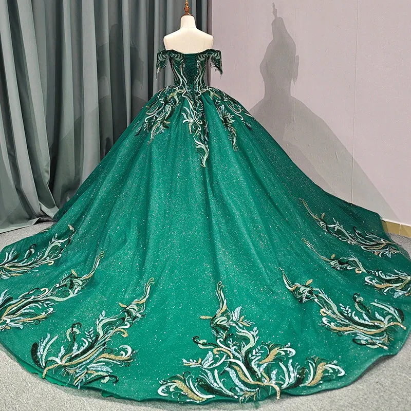 Green Quinceañera Dress