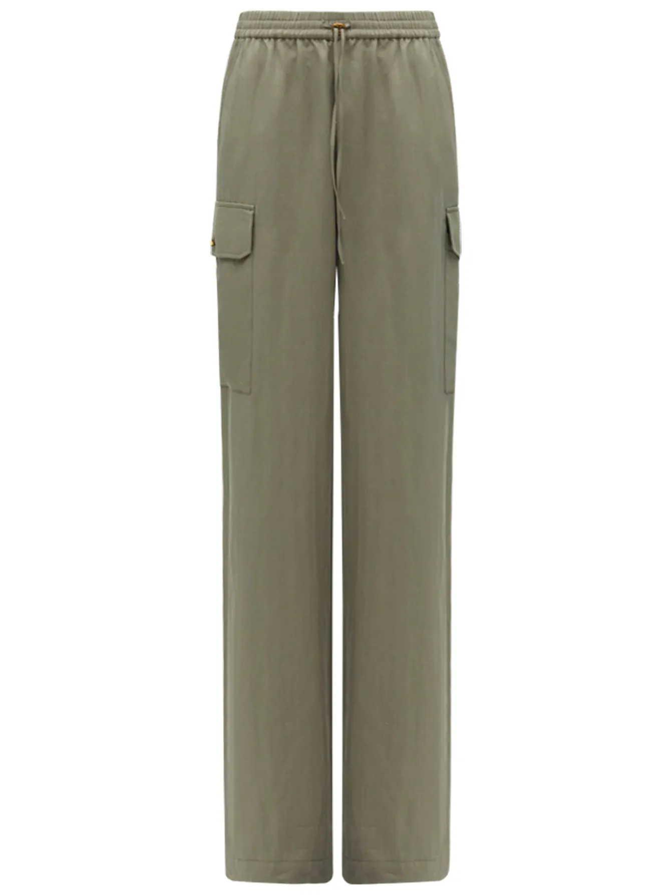 Green Straight Leg Cargo Pants