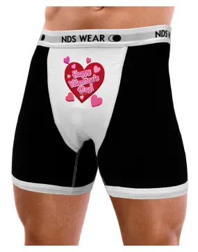 Happy Valentine's Day Romantic Hearts Mens Boxer Brief Underwear