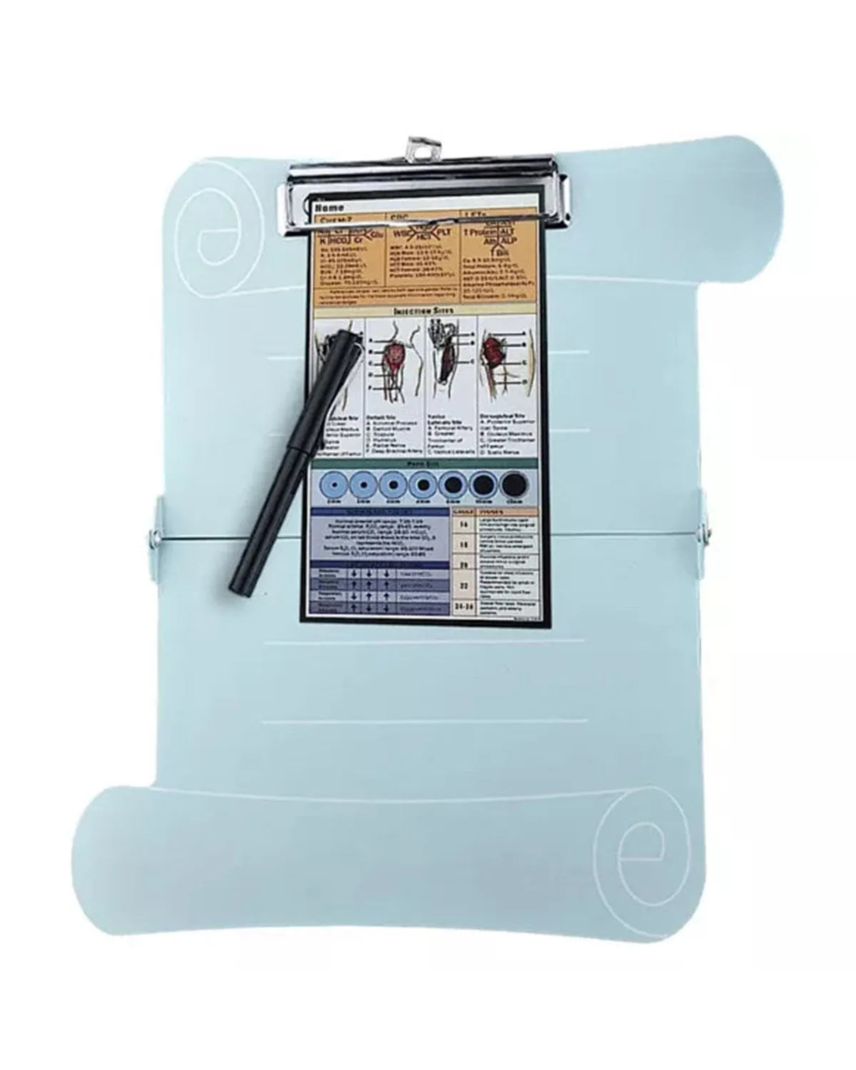 Hawkwell Foldable Clipboard - Viana Green 2 Layers