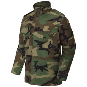 Helikon M65 Field Jacket NyCo Sateen Woodland Camo