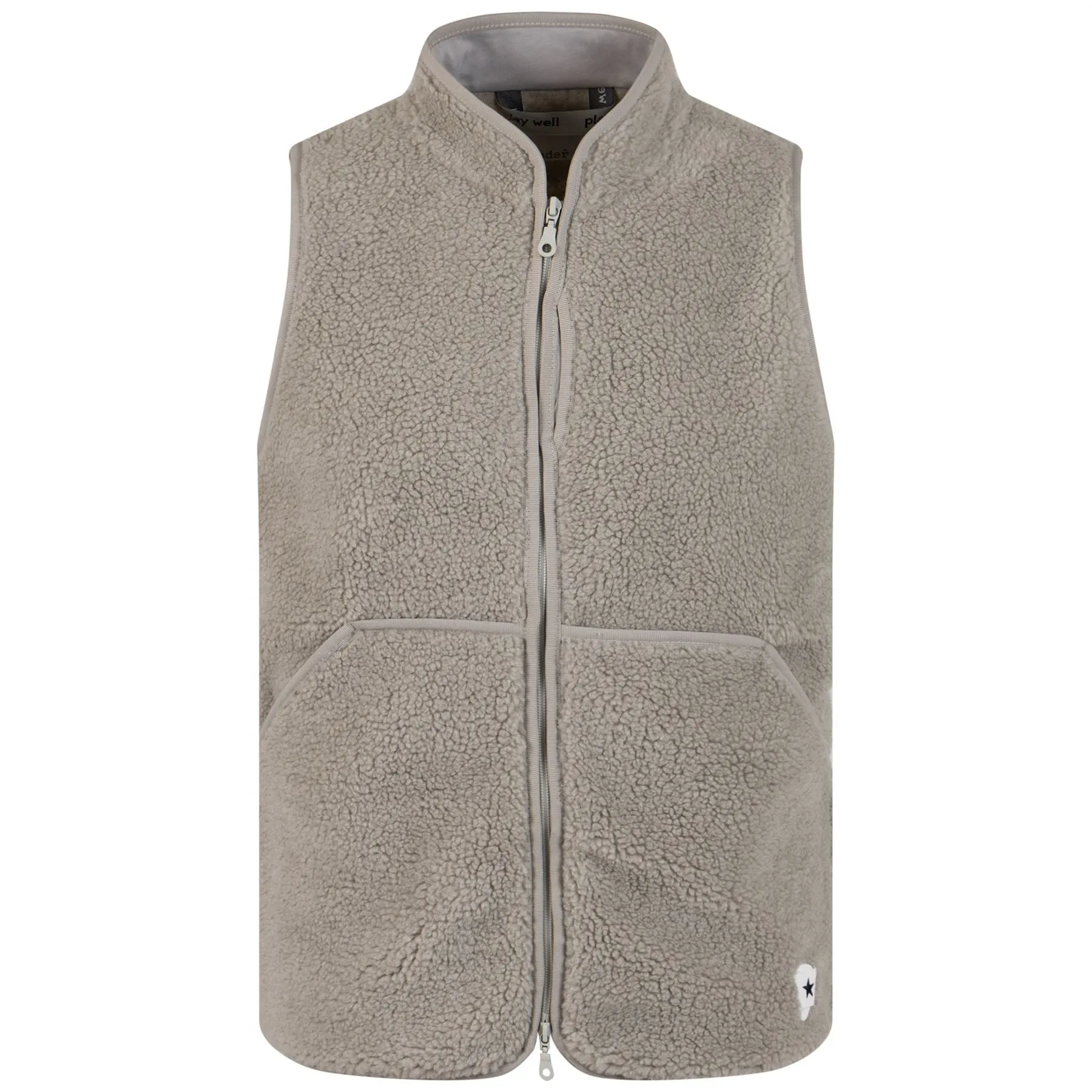 Himalayas Fleece Gilet Grey - SS23