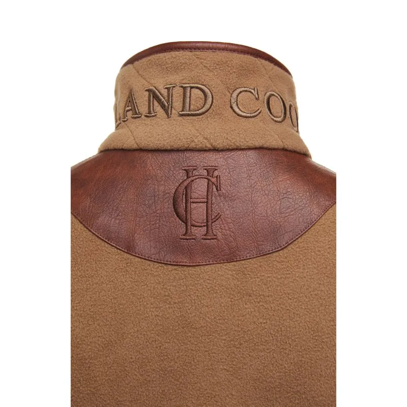 Holland Cooper Country Ladies Fleece Gilet - Coffee