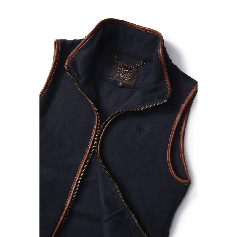 Holland Cooper Country Ladies Fleece Gilet - Ink Navy