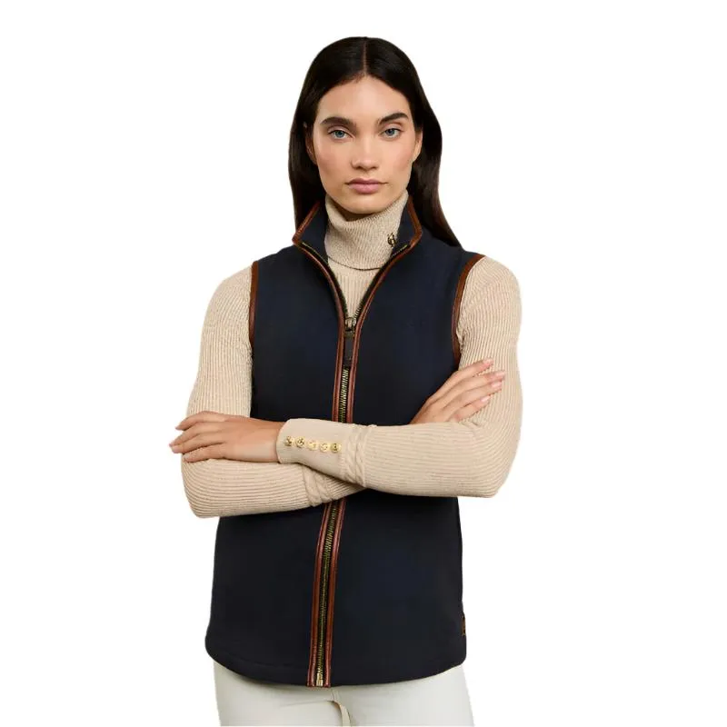 Holland Cooper Country Ladies Fleece Gilet - Ink Navy