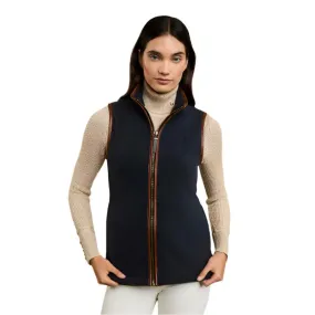 Holland Cooper Country Ladies Fleece Gilet - Ink Navy